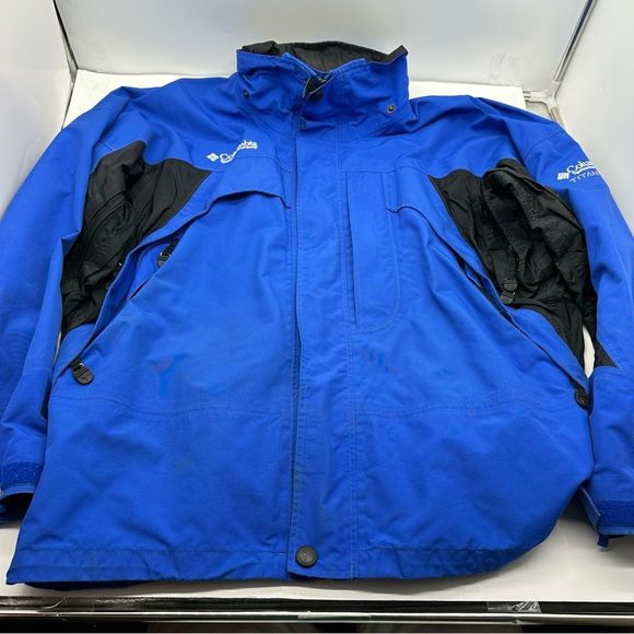 Columbia Titanium Men’s Large Ski Snowboard Jacket Omni-Tech Weatherproof Winter - Picture 2 of 11